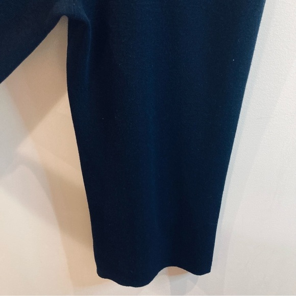 CLUB MONACO  Sz M 100% Wool Knit Wide Leg Attached Belt Culottes - Picture 9 of 10